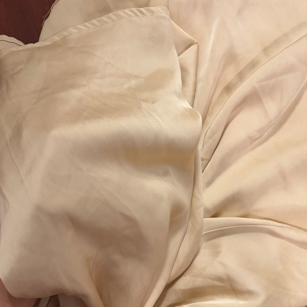 Butter yellow Satin Slip Dress - Picture 3 of 3